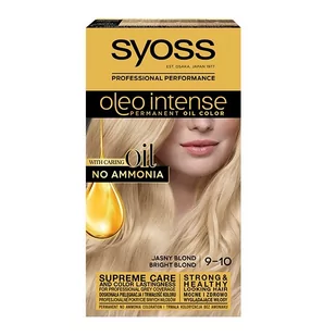 Syoss Oleo Intense Permanent Oil Color farba do włosów 50 ml dla kobiet 9-10 Bright Blond - Farby do włosów i szampony koloryzujące - miniaturka - grafika 1