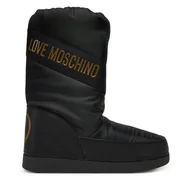Śniegowce damskie - Śniegowce LOVE MOSCHINO JA24032G1NISY000 Czarny - miniaturka - grafika 1