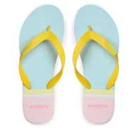 Klapki i japonki damskie - Japonki Gioseppo VILLACH 66043-P Żółty - miniaturka - grafika 1