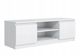 Szafka Rtv 140cm Biała Pod Tv - Szafki RTV - miniaturka - grafika 1