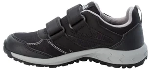 Jack Wolfskin Dzieci uniseks WOODLAND TEXAPORE LOW VC K trampki, phantom/Szary, 29 EU - Buty dla chłopców - miniaturka - grafika 1