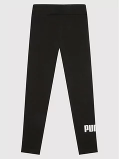 Legginsy - Puma Legginsy Essentials Logo 587035 Czarny Tight Fit - grafika 1