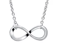 Naszyjniki - Naszyjnik celebrytka nieskończoność infinity - miniaturka - grafika 1