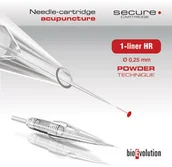 Pozostałe akcesoria kosmetyczne - Moduł/kartridż do makijażu permanentnego (metody pudrowej) 1-liner 0.25 HR Powder Technique SECURE - miniaturka - grafika 1