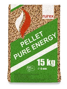 Pellet drzewny  Rurex EN Plus A1 - Materiały opałowe - miniaturka - grafika 1