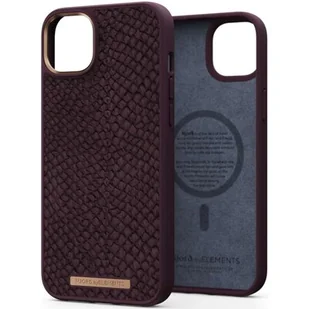 Njord by Elements Etui ze skóry łososia do iPhone 14 Plus rdzawy - Etui i futerały do telefonów - miniaturka - grafika 1