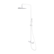 Zestawy prysznicowe - Omnires Kolumna prysznicowa Y biały mat Y1244MWM - miniaturka - grafika 1