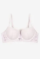 Biustonosze - Jasnofioletowy Koronkowy Biustonosz Typu Push Up z Regulowanymi Odpinanymi Ramiączkami Ilathwen - Born2be - miniaturka - grafika 1