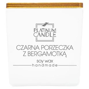 Świeca sojowa zapachowa CZARNA PORZECZKA Z BERGAMOTKĄ 220g - Świece - miniaturka - grafika 1