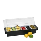 Pozostałe akcesoria barmańskie - Pojemnik barmański na dodatki do drinków 6 częściowy - miniaturka - grafika 1