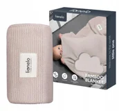 Koce i narzuty dla dzieci - Lionelo Kocyk Babmusowy Blanket Beige Sand - miniaturka - grafika 1