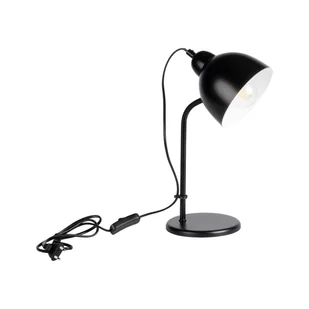 Lampka stołowa biurkowa LL DZIB TL E27 B nocna czarna szkolna 5W lampa - Lampy stojące - miniaturka - grafika 1