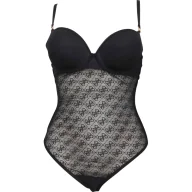 Body - Guess Underwear Koronkowe body NORA Slim Fit - miniaturka - grafika 1