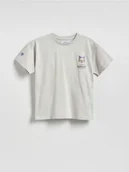 Koszulki dla dziewczynek - Reserved - T-shirt Kuromi - jasnoszary - miniaturka - grafika 1