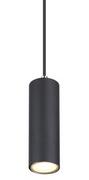 Lampy sufitowe - Globo Robby 57911HB lampa wisząca zwis 1x35W GU10 czarna - miniaturka - grafika 1