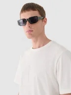 Koszulki męskie - Męski t-shirt basic Outhorn OTHWAW24TTSHM2155 - biały - miniaturka - grafika 1