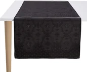 Ściereczki, gąbki, czyściki - Le Jacquard Fran ais Bieżnik żakardowy Armoiries Czarny - miniaturka - grafika 1