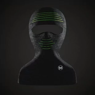 BUFF Kominiarka biegowa DRYFLX PRO BALACLAVA Black - Czapki i chusty sportowe męskie - miniaturka - grafika 3