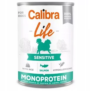 Calibra Life Sensitive Monoprotein Salmon 400 g - Mokra karma dla psów - miniaturka - grafika 1