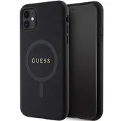 Etui i futerały do telefonów - Guess GUHMP13LPSAHMCK iPhone 13 Pro / 13 6.1" czarny/black hardcase Saffiano MagSafe - miniaturka - grafika 1