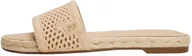 Espadryle damskie - Tommy Hilfiger Damskie płaskie sandały z dzianiny Espadryle Fw0fw08744, Beżowy kamyk gliniany, 41 EU - miniaturka - grafika 1