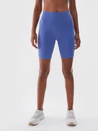 Spodnie sportowe damskie - 4F Szorty sportowe w kolorze niebieskim - miniaturka - grafika 1