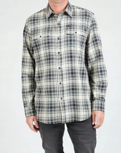 WRANGLER TWO POCKET UTILTY SHIRT PELICAN W5C3ENC16 xs - Koszule męskie - miniaturka - grafika 1