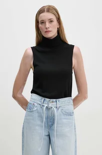 Marc O'Polo sweter damski kolor czarny lekki z golfem 408556163155 - Swetry damskie - miniaturka - grafika 1
