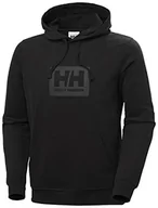 Bluzy męskie - Helly Hansen Helly-Hansen Męska bluza z kapturem Hh Box, Czarny, S 53289 - miniaturka - grafika 1