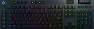 Klawiatury - Logitech G G915 LIGHTSPEED Wireless RGB Mechanical Gaming Keyboard - GL Tactile klawiatura RF Wireless + Bluetooth Belgijski Węgiel - miniaturka - grafika 1
