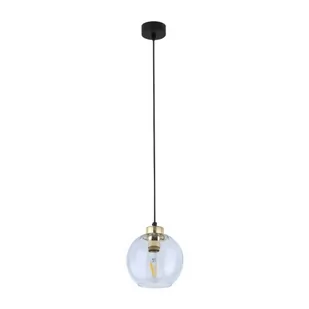 Devi D18 lampa wisząca 1-punktowa czarna/transparent 4646 - Lampy sufitowe - miniaturka - grafika 1