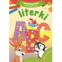 Skrzat Maluszkowe malowanie. Literki praca zbiorowa - Kolorowanki, wyklejanki - miniaturka - grafika 2