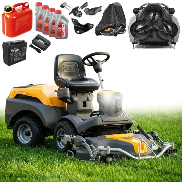 Traktor Ogrodowy STIGA Park 500 W Agregat 100 cm MAX 18 KM Mulczowanie