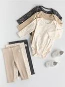 Komplety dla niemowląt - Reserved - Bawełniane body 3 pack - złamana biel - miniaturka - grafika 1