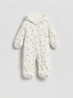 Bluzki dla niemowląt - Reserved - Kombinezon z kapturem Piotruś Królik - kremowy - miniaturka - grafika 1
