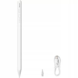 Baseus Smooth Writing aktywny rysik stylus pen do iPad / iPad Pro / iPad Air biały (SXBC040102) - Akcesoria do tabletów i e-booków - miniaturka - grafika 1