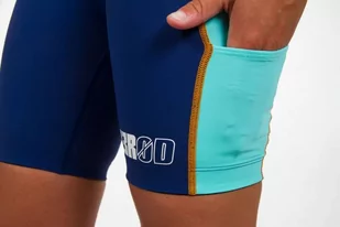 ZEROD Spodenki triathlonowe damskie RACER SHORTS kubik blok - Bielizna sportowa damska - miniaturka - grafika 6