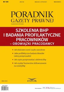 Szkolenia BHP i badania profilaktyczne pracowników obowiązki pracodawcy PRACA ZBIOROWA - Prawo Szkolenia BHP i badania profilaktyczne pracowników obowiązki pracodawcy PRACA ZBIOROWA - Prawo - miniaturka - grafika 1