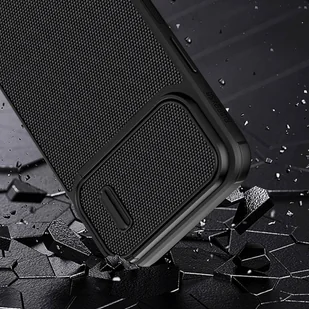 Nillkin Textured S Case etui iPhone 14 Pro Max pancerny pokrowiec z osłoną na aparat ciemnozielone - Etui i futerały do telefonów - miniaturka - grafika 7