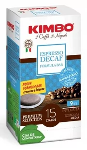 Kimbo Espresso Decaffeinato 15 saszetek kawy - Kawa w kapsułkach i saszetkach - miniaturka - grafika 1