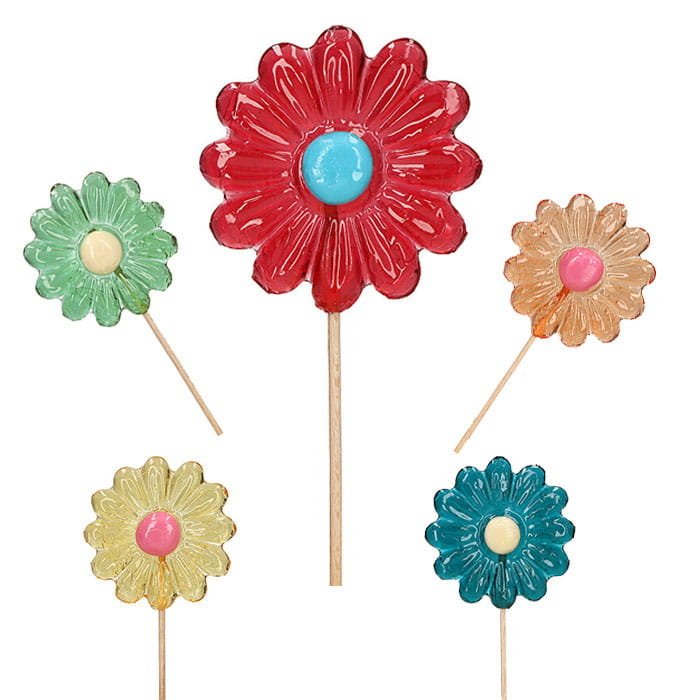 LIZAK KWIATEK STOKROTKA NA DZIEŃ KOBIET LIZAKI KWIATKI 5SZT x 16g