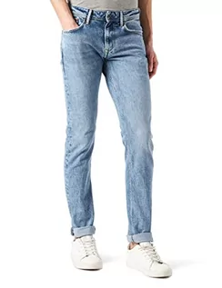 Spodnie męskie - Pepe Jeans Spodnie męskie Stanley, 000 dżins, 28W Regularny - grafika 1