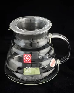 Hario V60-02 Range Server Clear 600ml - Czajniki na gaz - miniaturka - grafika 4