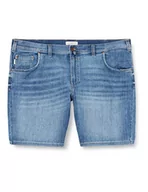 Spodenki damskie - bugatti Męskie szorty dżinsowe 3138D-36674, niebiesko-szare-338, regularny, Niebiesko-szary-338 - miniaturka - grafika 1