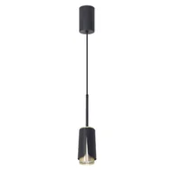 Lampy sufitowe - Czarno-złoty loftowy zwis - K418 N0-A42 - miniaturka - grafika 1