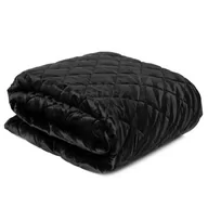 Narzuty - Eurofirany Euro Firany Narzuta KRISTIN3 Czarna 220x240 1216870 - miniaturka - grafika 1