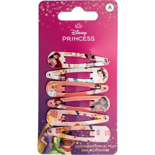 Disney Princess Hair Accessories spinki do włosów dla dzieci 6 szt. - Kosmetyki kąpielowe dla dzieci - miniaturka - grafika 1