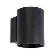 Lampy ścienne - Ideus Ścienna LAMPA loft SONIA 03959 metalowa OPRAWA okrągły kinkiet tuba czarna 03959 - miniaturka - grafika 1