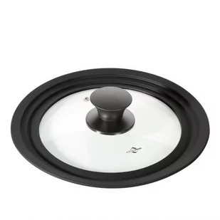 Pokrywka uniwersalna Kuchenprofi, szkło borokrzemowe/silikon, śred. 24 cm - Pokrywki - miniaturka - grafika 1