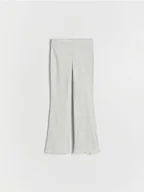 Spodnie i spodenki dla dziewczynek - Reserved - Legginsy flare - jasnoszary - miniaturka - grafika 1